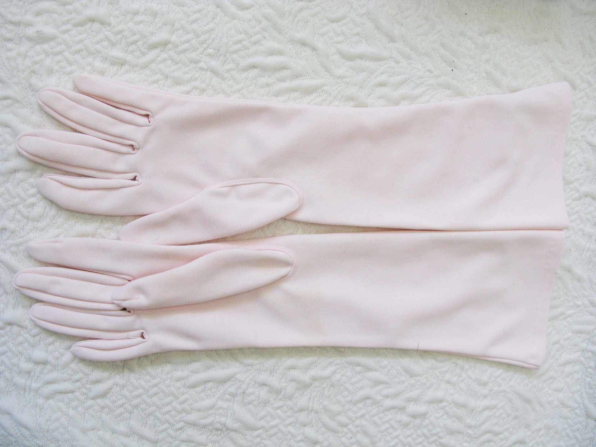 Pink Purse and Gloves Size 7 Vintage Retro Mid Century Dance Tea Party Audrey Hepburn 60s 70s Cosplay When Roses Bloom
