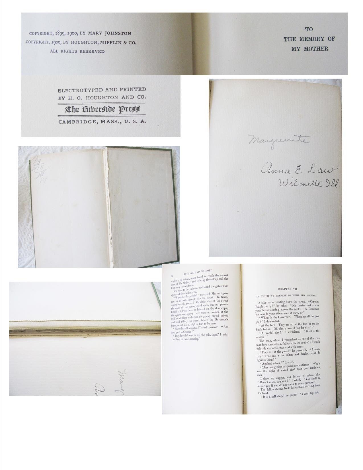 Vintage Book To Have and To Hold 1st Edition Pretty Decorative Classic Book Gift Homeschool Library Wedding Decor Art Cover  WhenRosesBloom