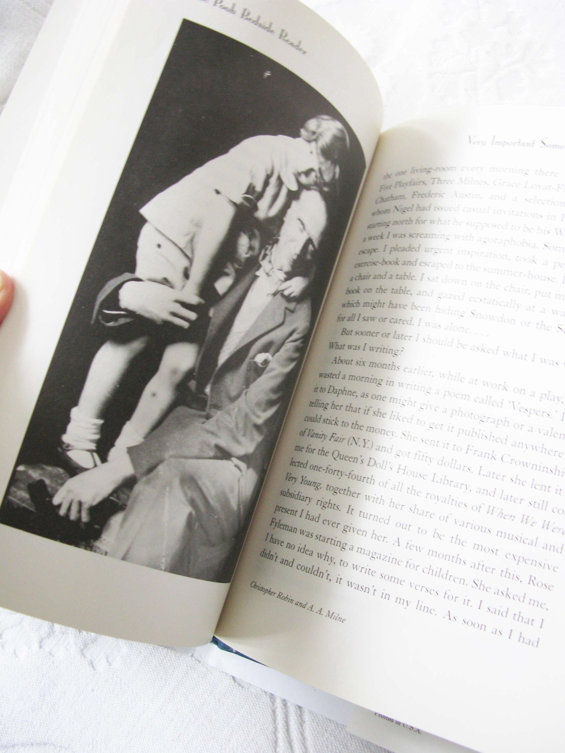 Book The Pooh Bedside Reader Winnie the Pooh 70th Anniv Vintage Retro Library Decorative Graphic Art Juvenile Child Fiction WhenRosesBloom