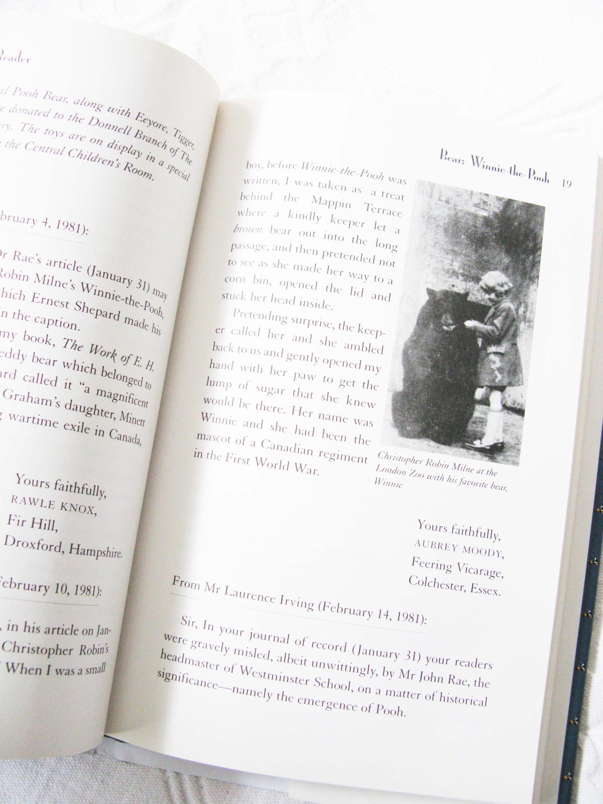 Book The Pooh Bedside Reader Winnie the Pooh 70th Anniv Vintage Retro Library Decorative Graphic Art Juvenile Child Fiction WhenRosesBloom