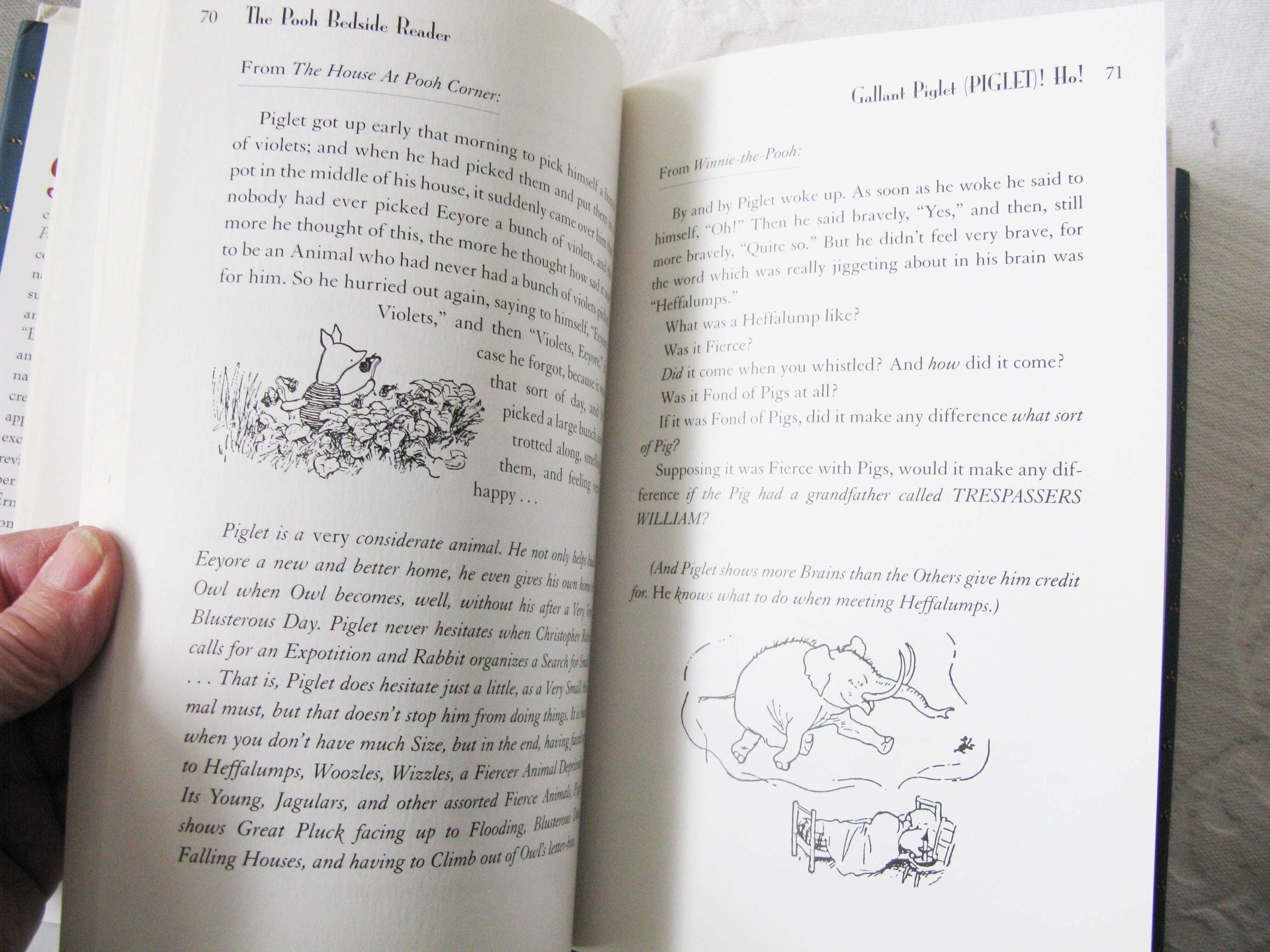 Book The Pooh Bedside Reader Winnie the Pooh 70th Anniv Vintage Retro Library Decorative Graphic Art Juvenile Child Fiction WhenRosesBloom