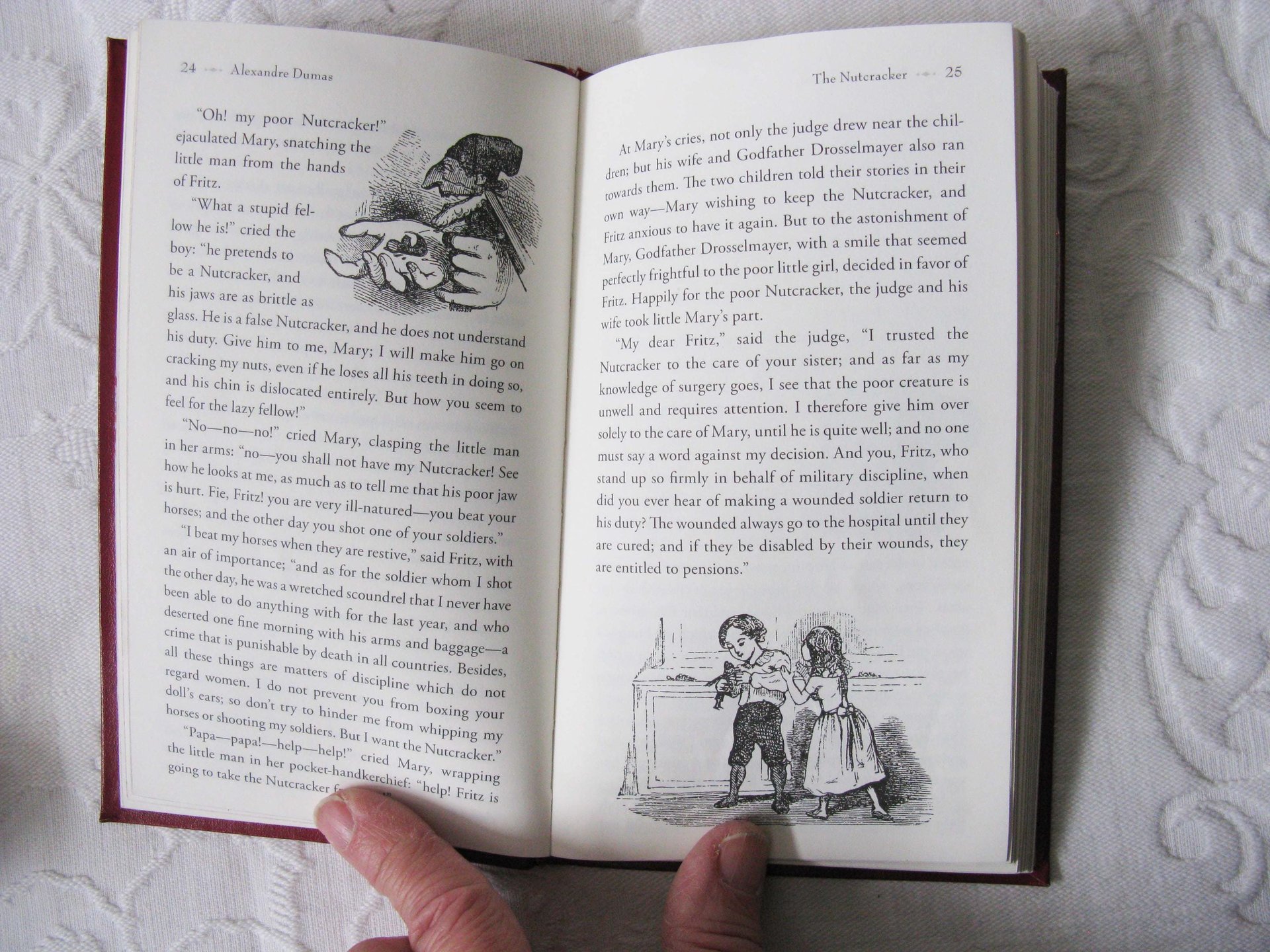 Book The Nutcracker Alexandre Dumas Translated History Vintage Retro Library Decorative Graphic Art Juvenile Child Fiction WhenRosesBloom