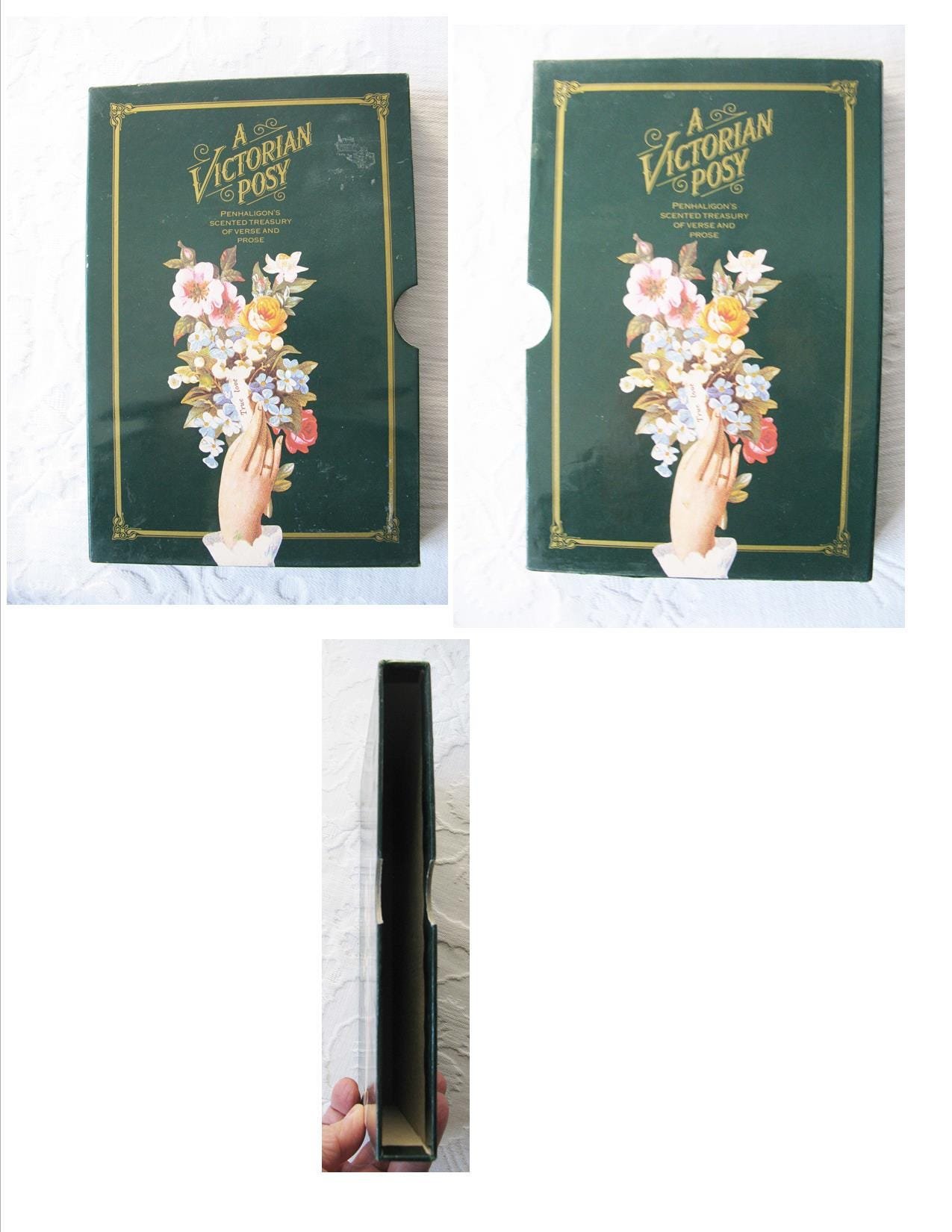 Vintage Penhaligon Scented Book A Victorian Posy  1st Ed English Perfumed Classic Romantic Gift  Decorative Library Decor WhenRosesBloom