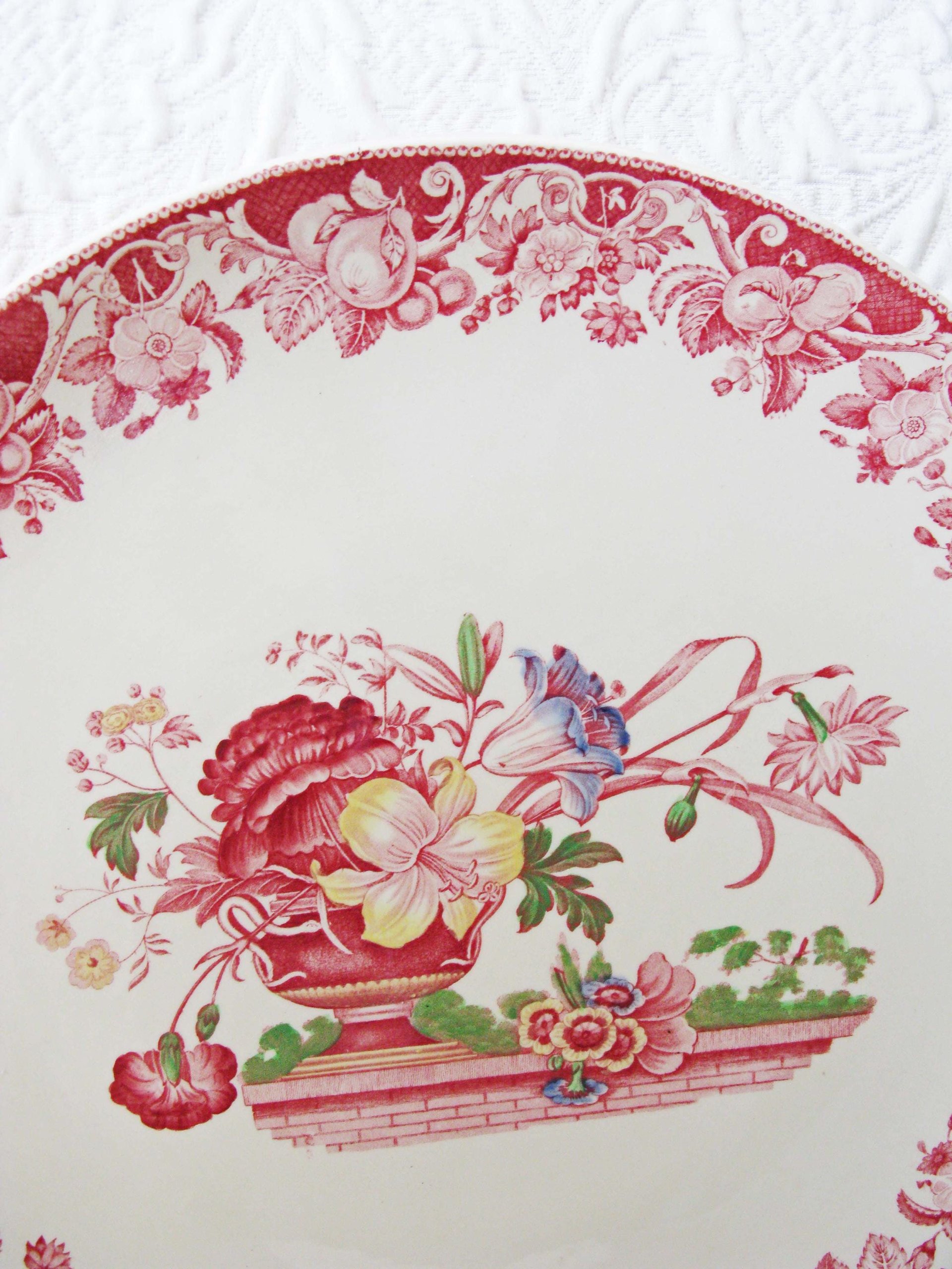 Vintage Royal Doulton Pomeroy Large Platter Round English Bone China Tea Party Wedding Birthday Classic Elegant Tea Gift  WhenRosesBloom