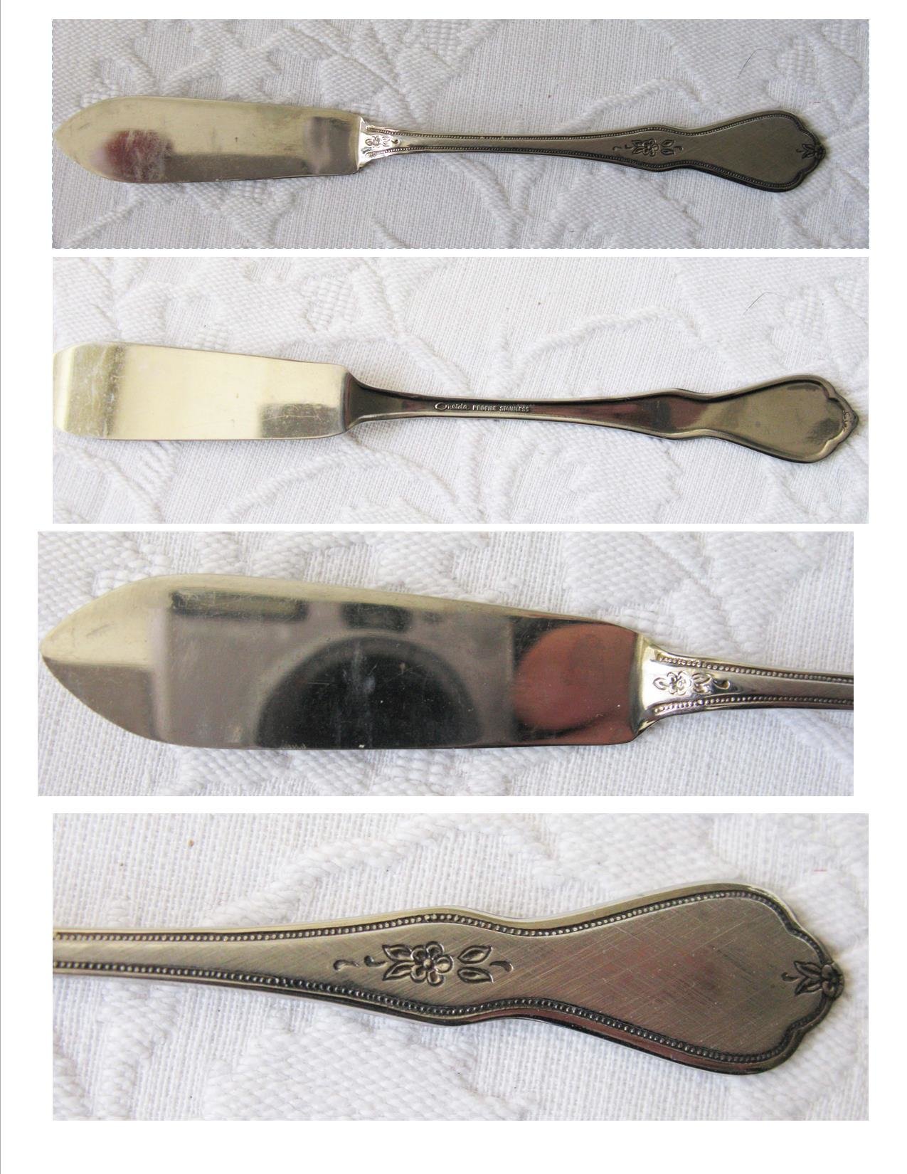 Vintage Stainless Pastry Server Spreader Oneida Proposal Morning Blossom Party Entertain Tea Birthday Wedding Shower Gift  WhenRosesBloom
