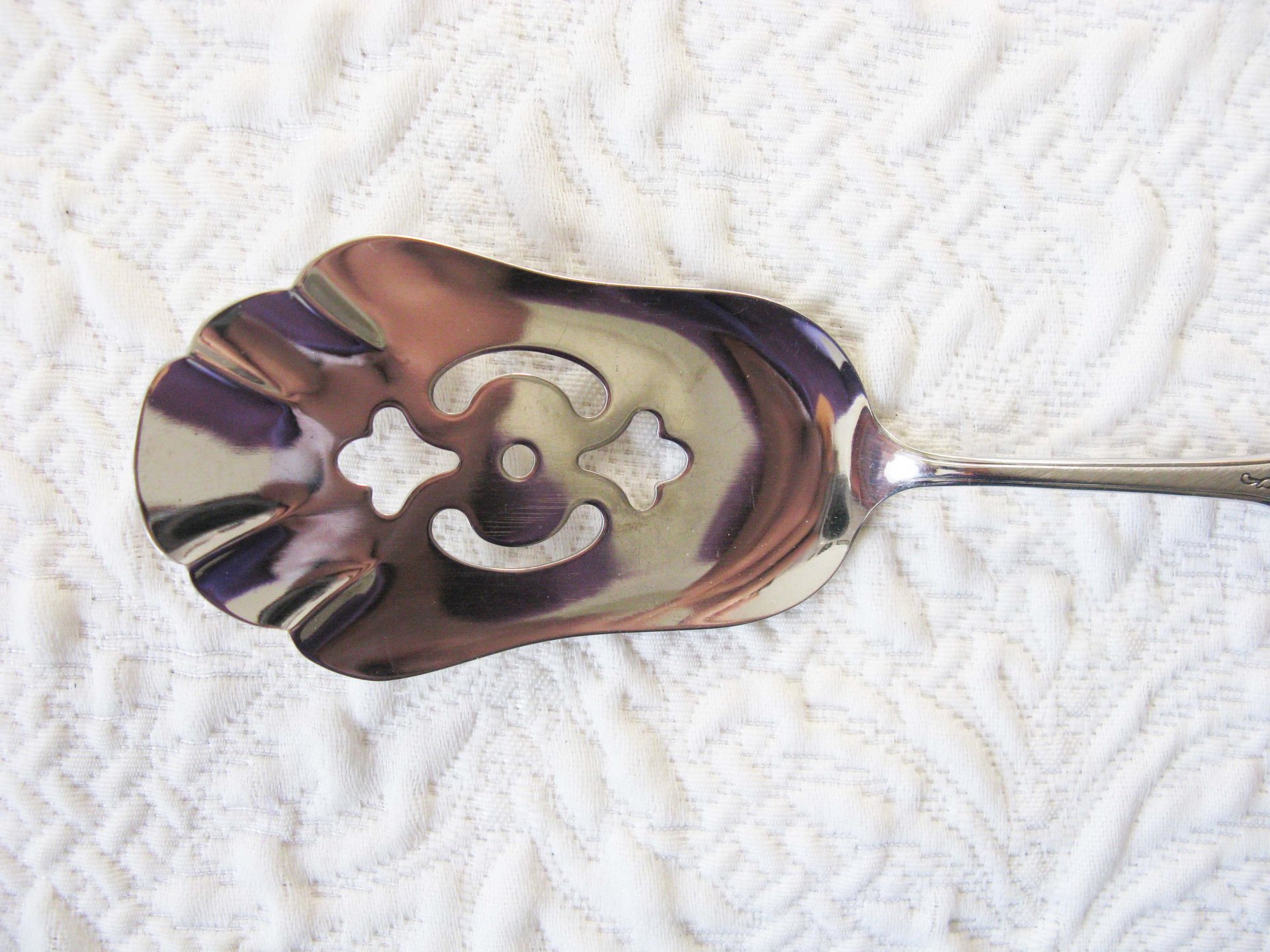 Vintage Stainless Pastry Server Spreader Oneida Proposal Morning Blossom Party Entertain Tea Birthday Wedding Shower Gift  WhenRosesBloom