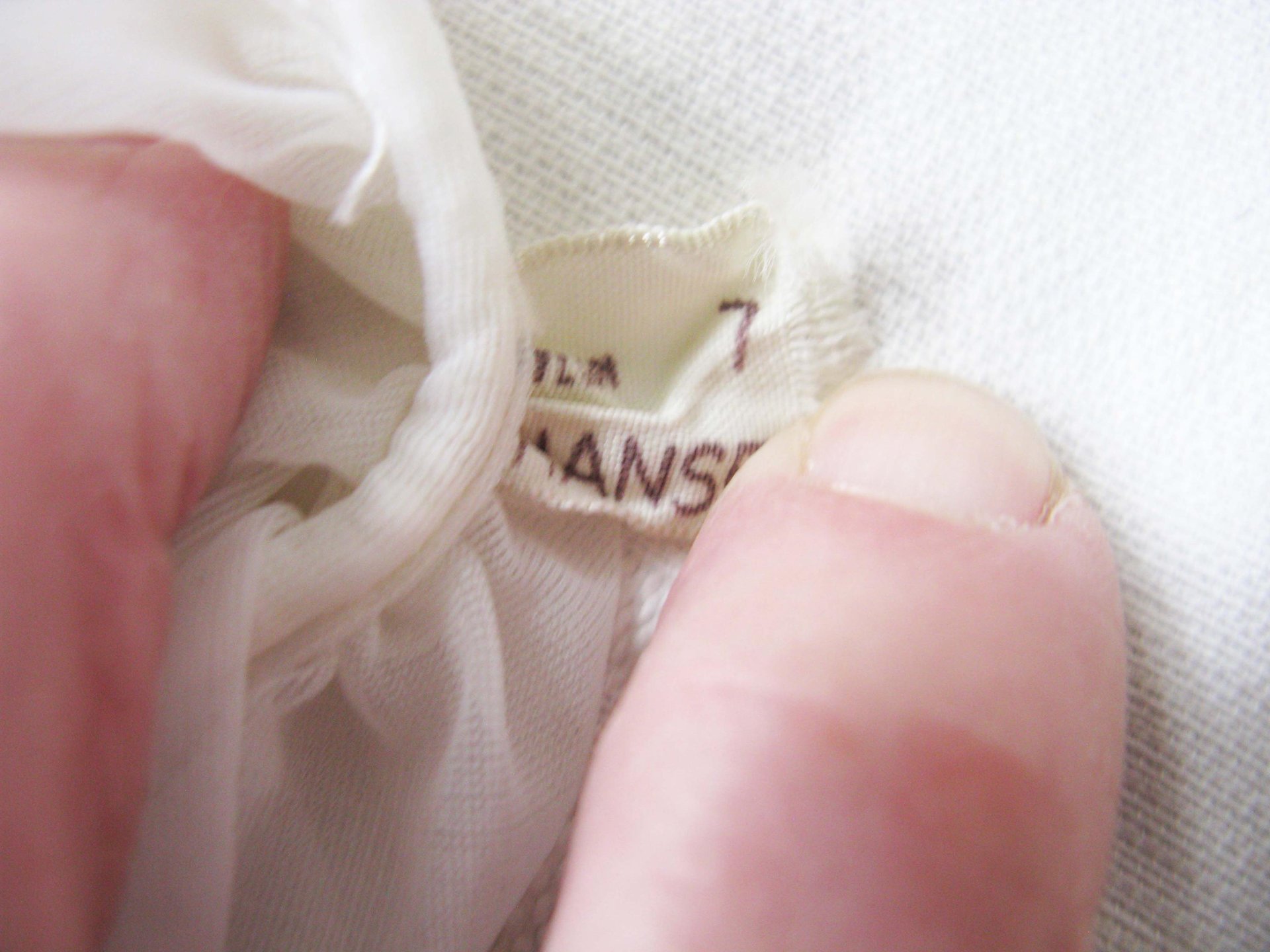 Vintage Gloves Sheer White Fabric gathered Forearm Length Retro Cosplay Wedding Tea Party Dance Downton Mid Century Glamour When Roses Bloom