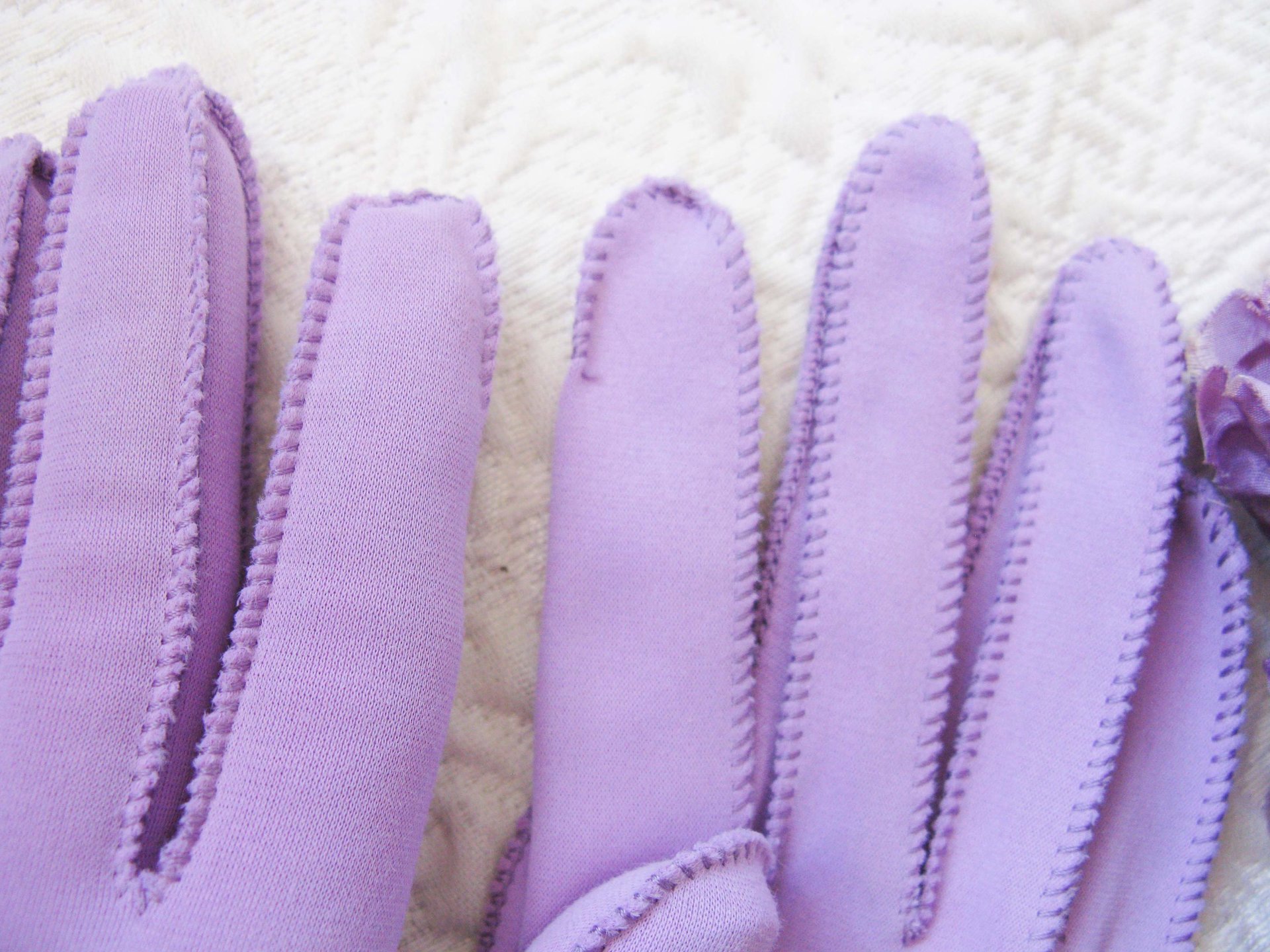 Purple Violet Gloves tailored Fabric Stetson Vintage Wedding Tea Party Mid Century Bridal Retro cosplay Gift for her When Roses Bloom