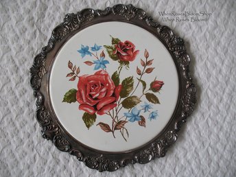 Vintage Wallace Silver Baroque Tea Trivet Hot Plate Tea Party Wedding Birthday Classic Tea Gift Silver Rococo Elegant Shabby  WhenRosesBloom