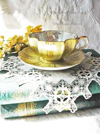 Vintage Yellow Fancy Tea Cup Royal Sealy Japan Mid Century Retro Tea Gift Downton Abbey Elegant Tea Cottage Shabby Chic When Roses Bloom