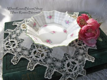 Vintage Shelley Dainty Rosebud  Dish for Nuts Candy English Bone China Retro Tea Party Gift Shabby Chic English Afternoon Tea WhenRosesBloom