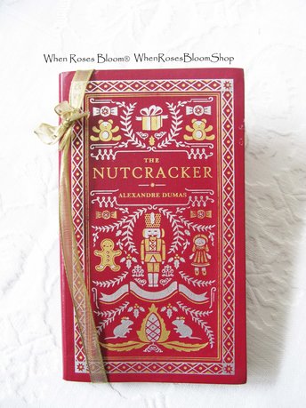 Book The Nutcracker Alexandre Dumas Translated History Vintage Retro Library Decorative Graphic Art Juvenile Child Fiction WhenRosesBloom